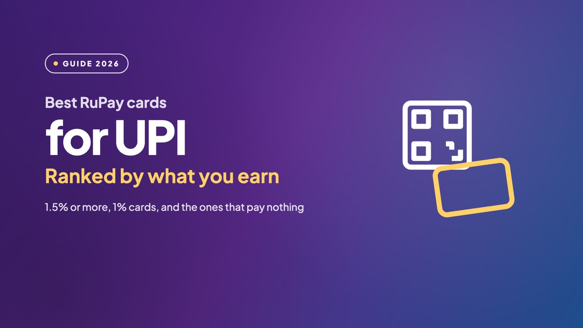 Best RuPay Credit Cards for UPI in 2026, Ranked by What You Earn