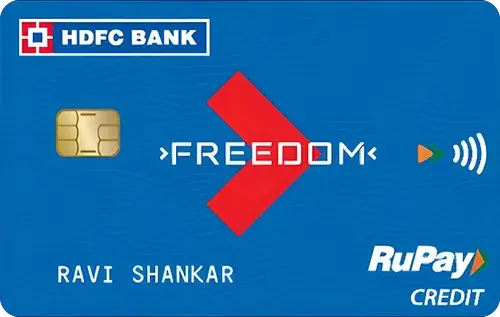 HDFC Freedom Credit Card by HDFC Bank