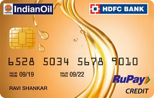 HDFC IndianOil Credit Card by HDFC Bank